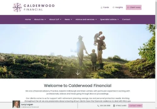 Website Image of Calderwood Financial Planning LTD