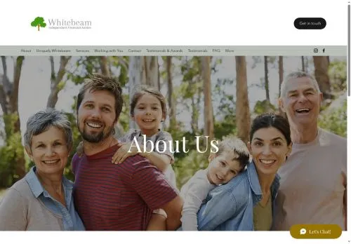 Website Image of Whitebeam Independent Financial Advice LTD