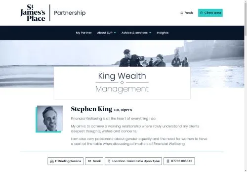 Website Image of Stephen King