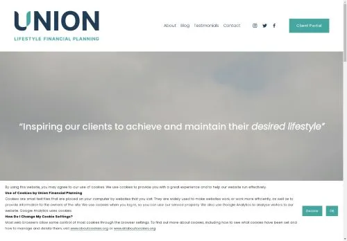 Website Image of Union Financial Planning LTD