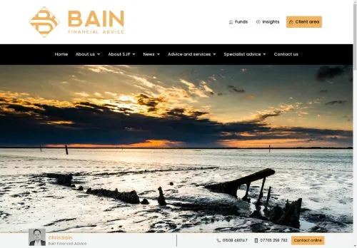 Website Image of Chris Bain Financial Advice LTD