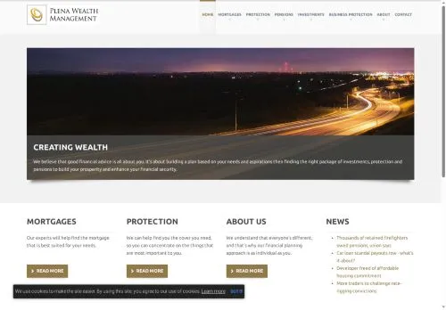 Website Image of Plena Wealth Management LTD