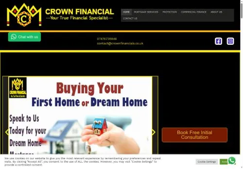 Website Image of Crown Financial Limited