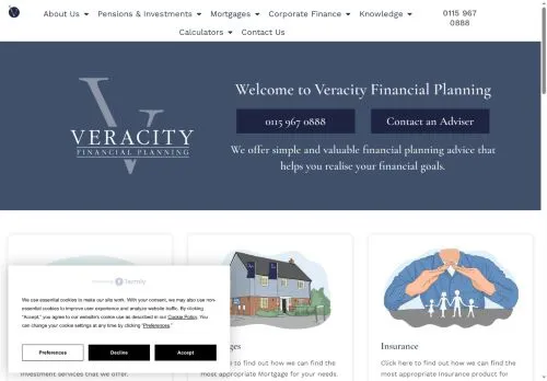 Website Image of Veracity Financial Planning LTD