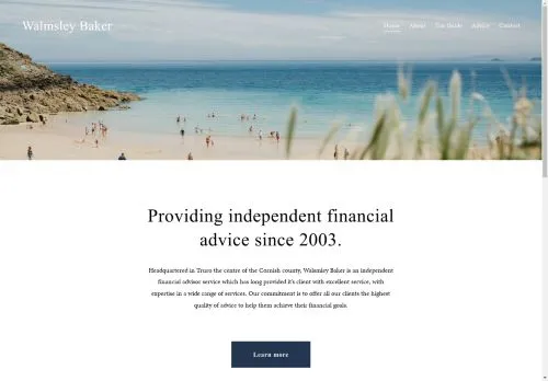 Website Image of Walmsley Baker (UK) Limited