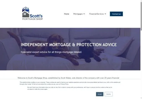 Website Image of Scott's Mortgage Shop LTD