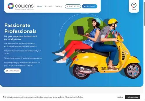 Website Image of Cowens Mortgage Solutions Limited