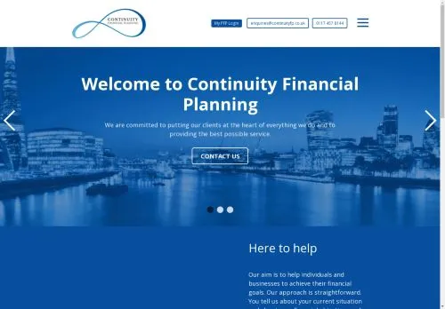 Website Image of Continuity Financial Planning LTD