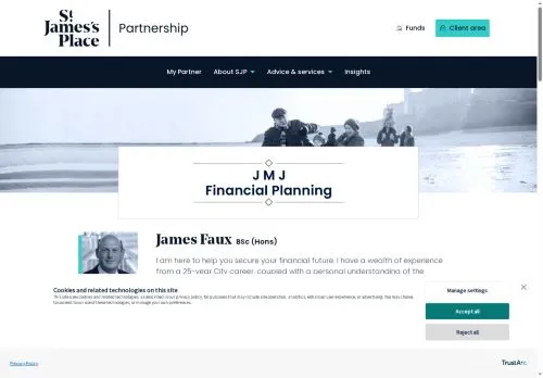 Website Image of James Faux