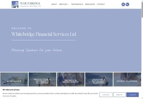 Website Image of Whitebridge Financial Services LTD