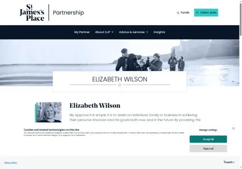 Website Image of Elizabeth Wilson