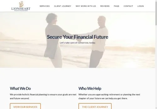 Website Image of Lionheart Wealth Management Limited