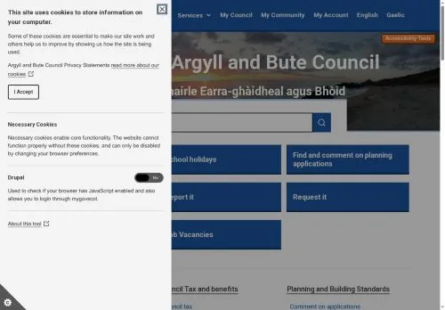 Website Image of Argyll Independent LTD