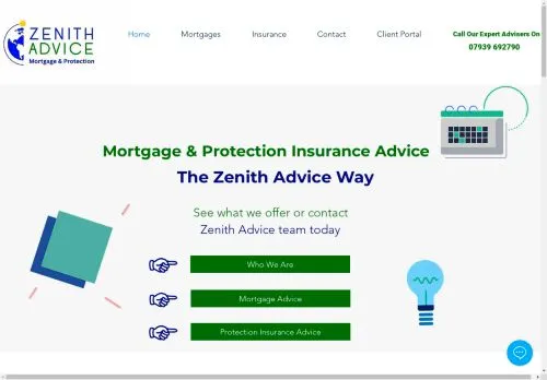 Website Image of Zenith Advice LTD