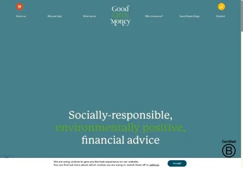 Website Image of Good Green Money Limited