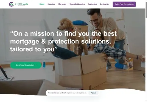Website Image of Chris Law Mortgage Services Limited