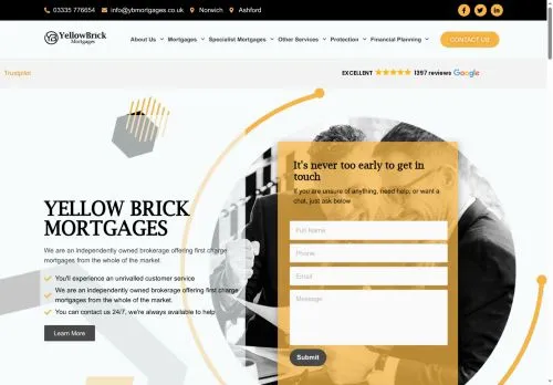 Website Image of Yellow Brick Financial Planning Limited