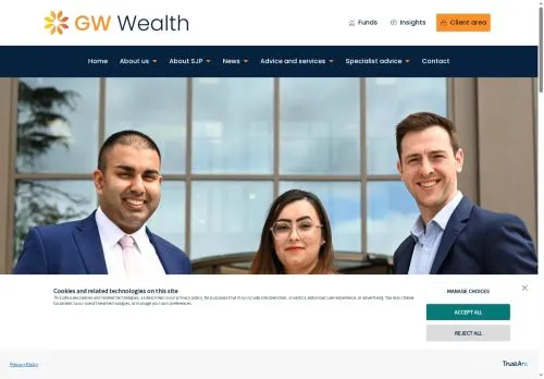 Website Image of GW Wealth LTD