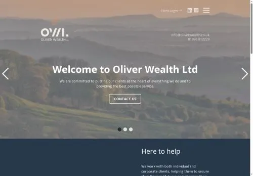 Website Image of Oliver Wealth LTD