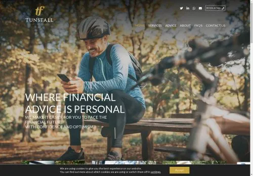 Website Image of Tunstall Financial Management LTD