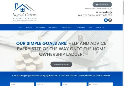 Website Image of Ingrid Cairns & Associates Limited