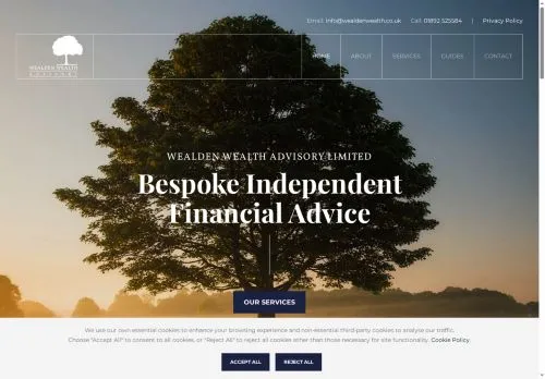 Website Image of Wealden Wealth Advisory Limited