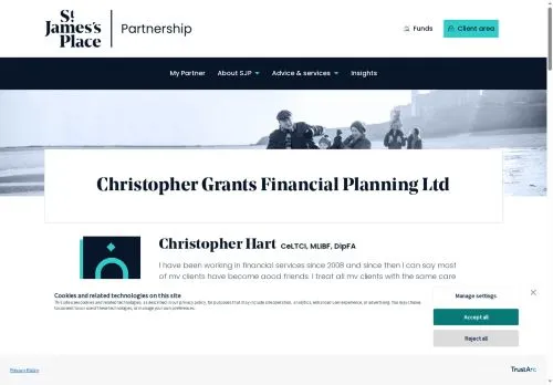 Website Image of Christopher Grants Financial Planning LTD