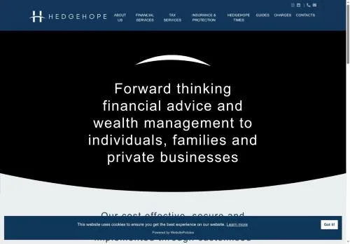 Website Image of Hedgehope Limited