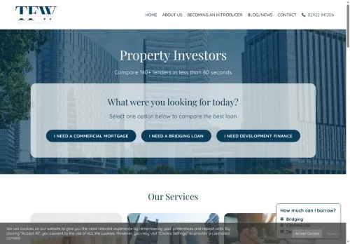 Website Image of THE FINANCE WARD LIMITED
