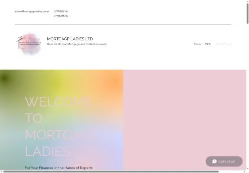 Website Image of Mortgage Ladies LTD
