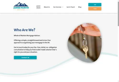 Website Image of James Parvin Mortgages LTD