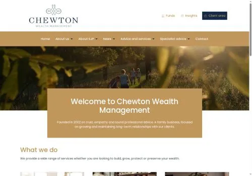 Website Image of Chewton Wealth Management Limited