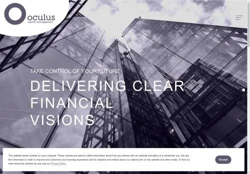 Website Image of Oculus Wealth Management (godalming) Limited