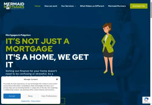 Website Image of Mermaid Mortgages LTD