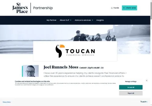 Website Image of Toucan BFP Wealth Management LTD
