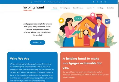 Website Image of Helping Hand Mortgages Limited