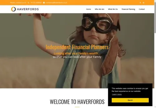 Website Image of Haverfords Limited