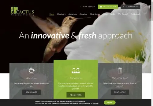 Website Image of Cactus Financial Planning LTD