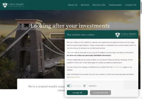 Website Image of Clifton Wealth Partnership (aberdeen) LTD