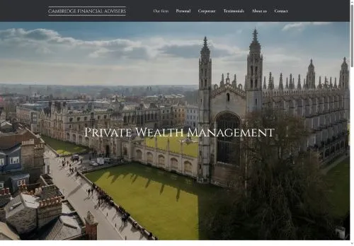 Website Image of Cambridge Financial Advisers LTD