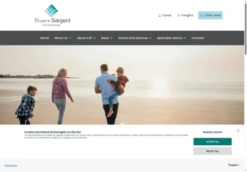 Website Image of Pearce Sargent Financial Planning Limited