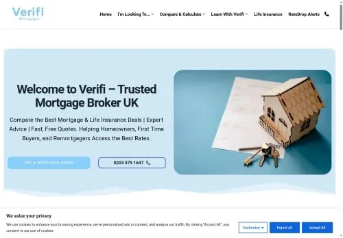 Website Image of Verifi Mortgages LTD