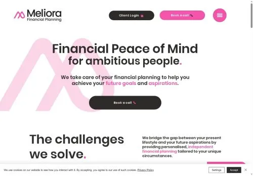 Website Image of Meliora Financial Planning Limited
