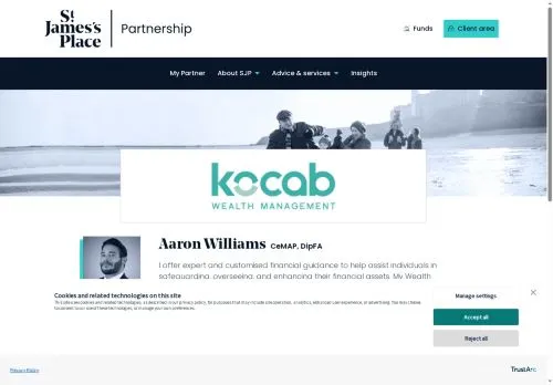 Website Image of Kocab Wealth Management Limited