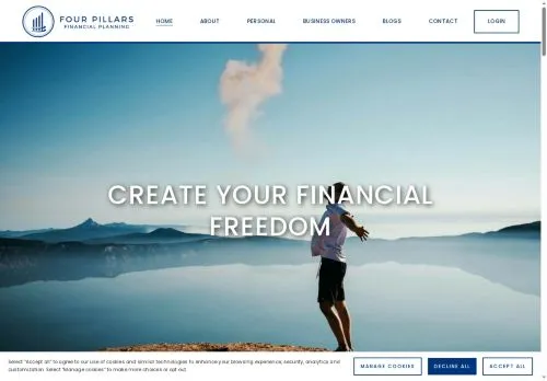 Website Image of 4 Pillars Financial Planning LTD