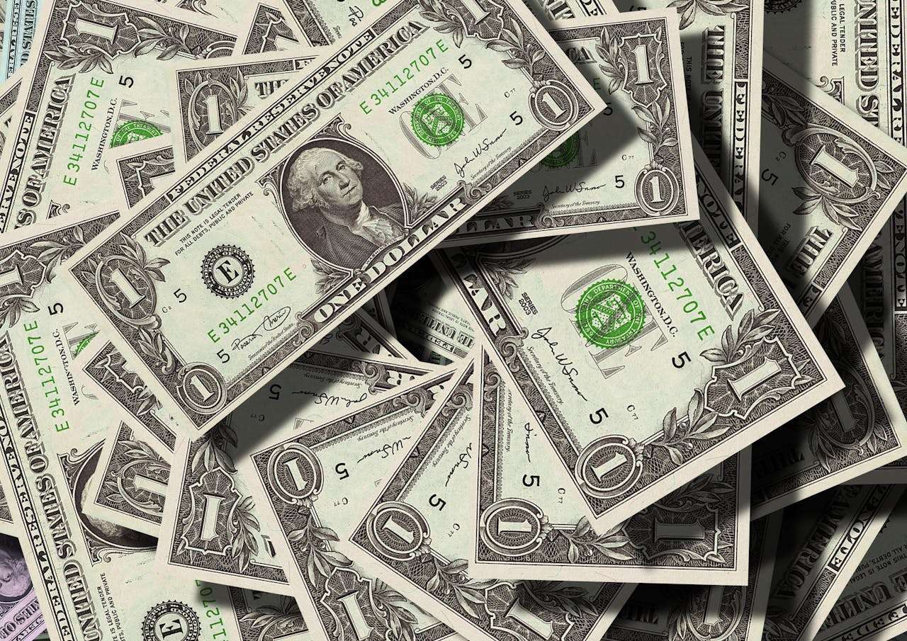 a big pile of money