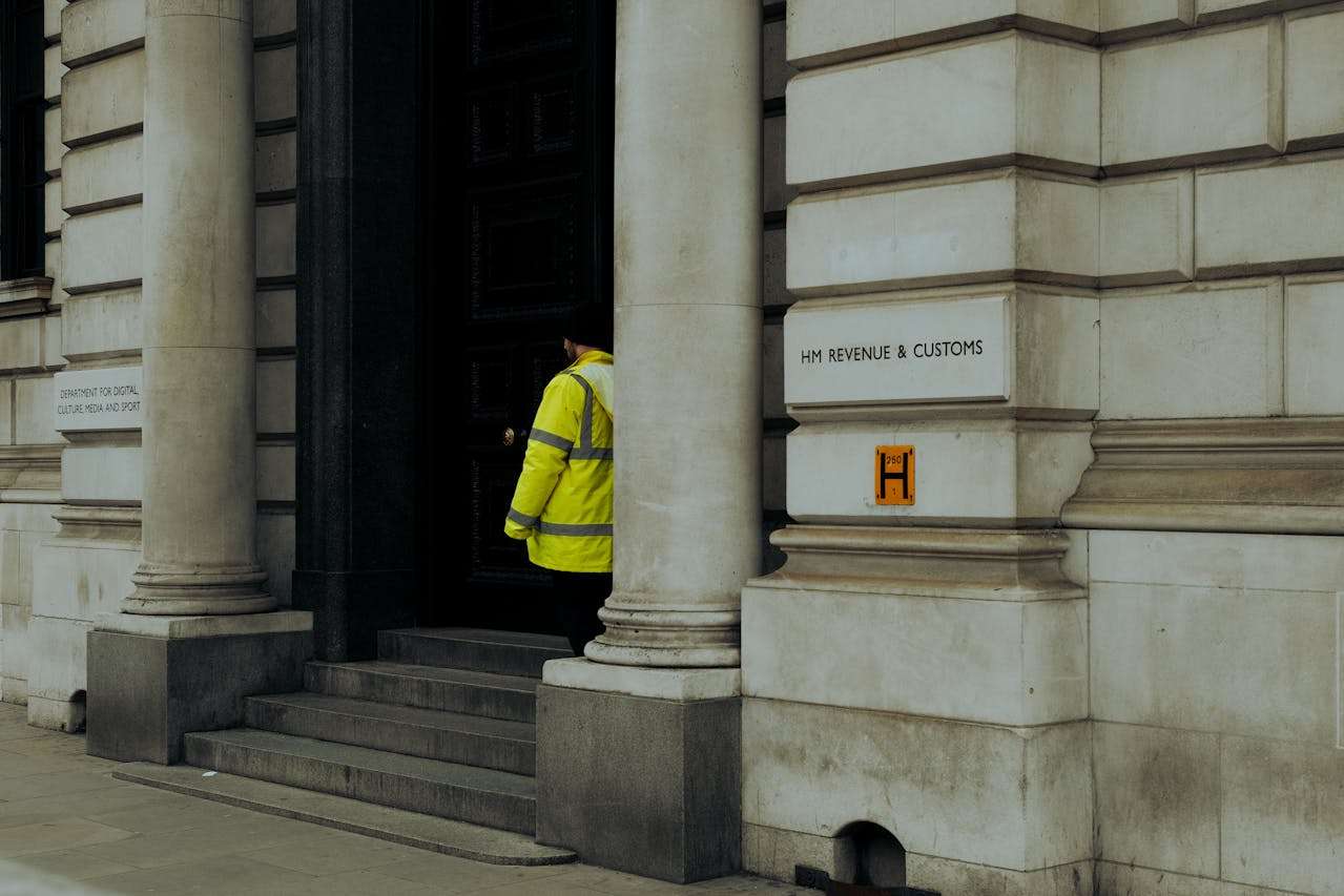 A Close Shot Of The HMRC Building